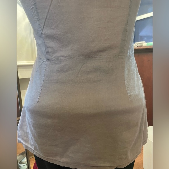 Plains & Prints Ladies Multi-Pleated Top - Picture 4 of 6